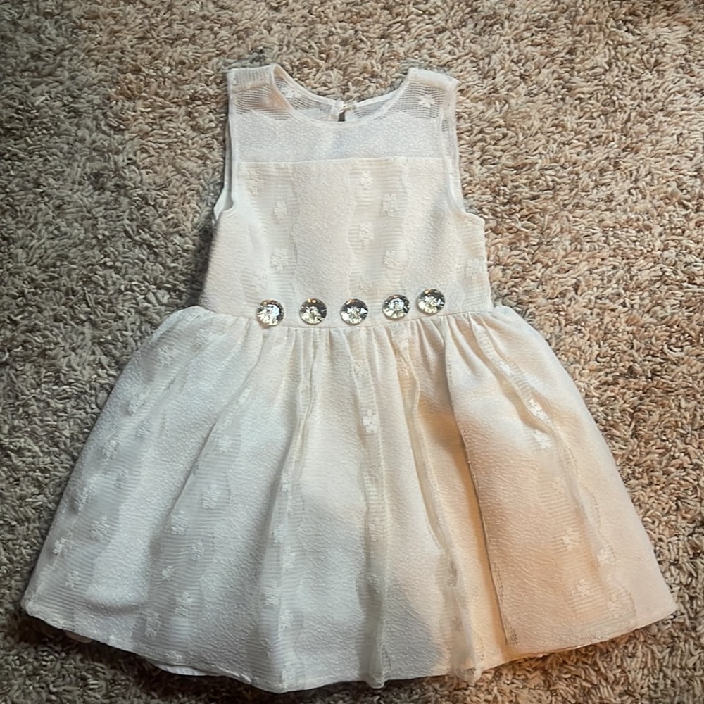 Cream dress 3T